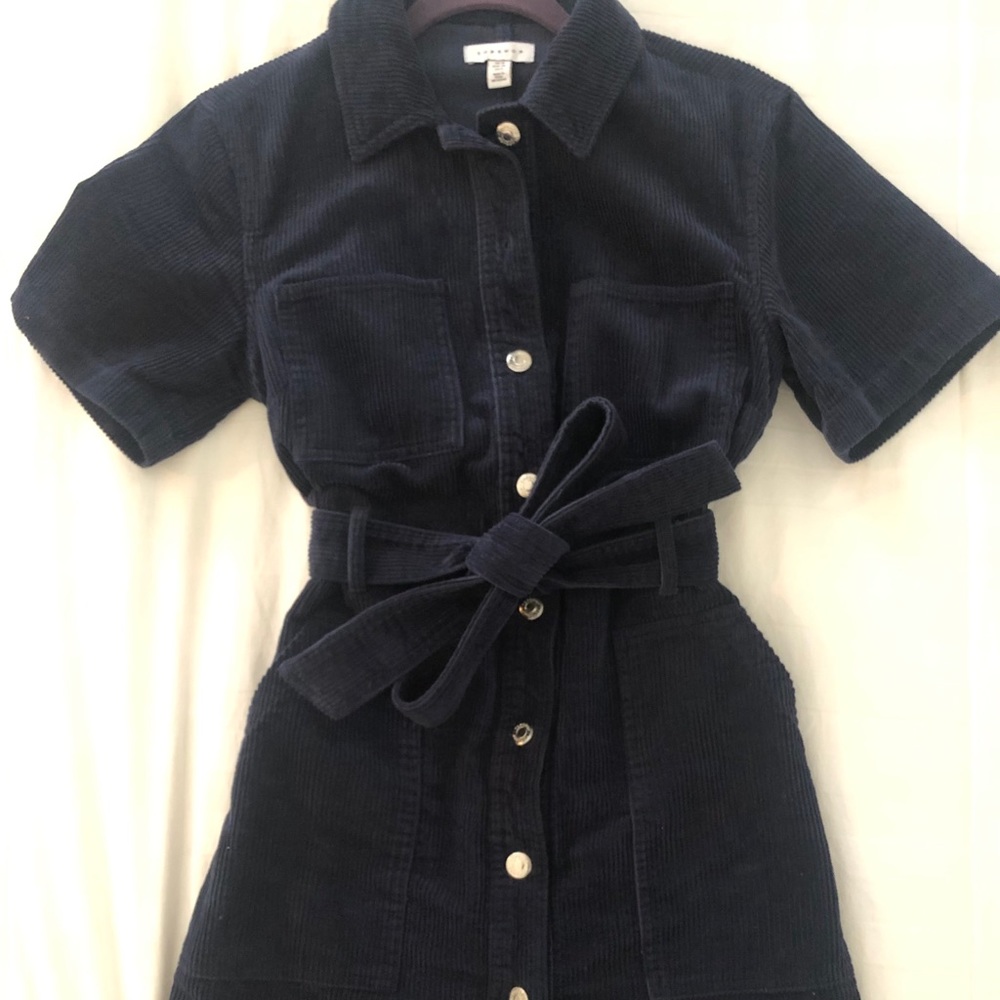 Topshop Corduroy mini dress